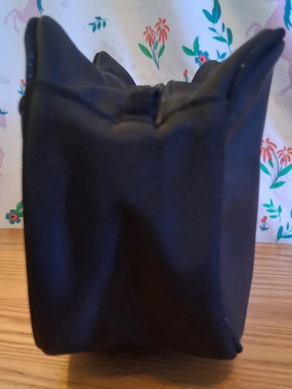 EUC Y2K Christian Dior Black Sparkle Cosmetic Makeup Beauty Travel Pouch Bag